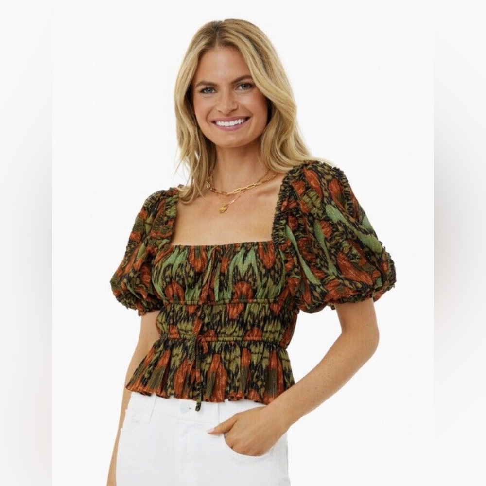 Ulla Johnson Medha Puff Sleeve Top 4